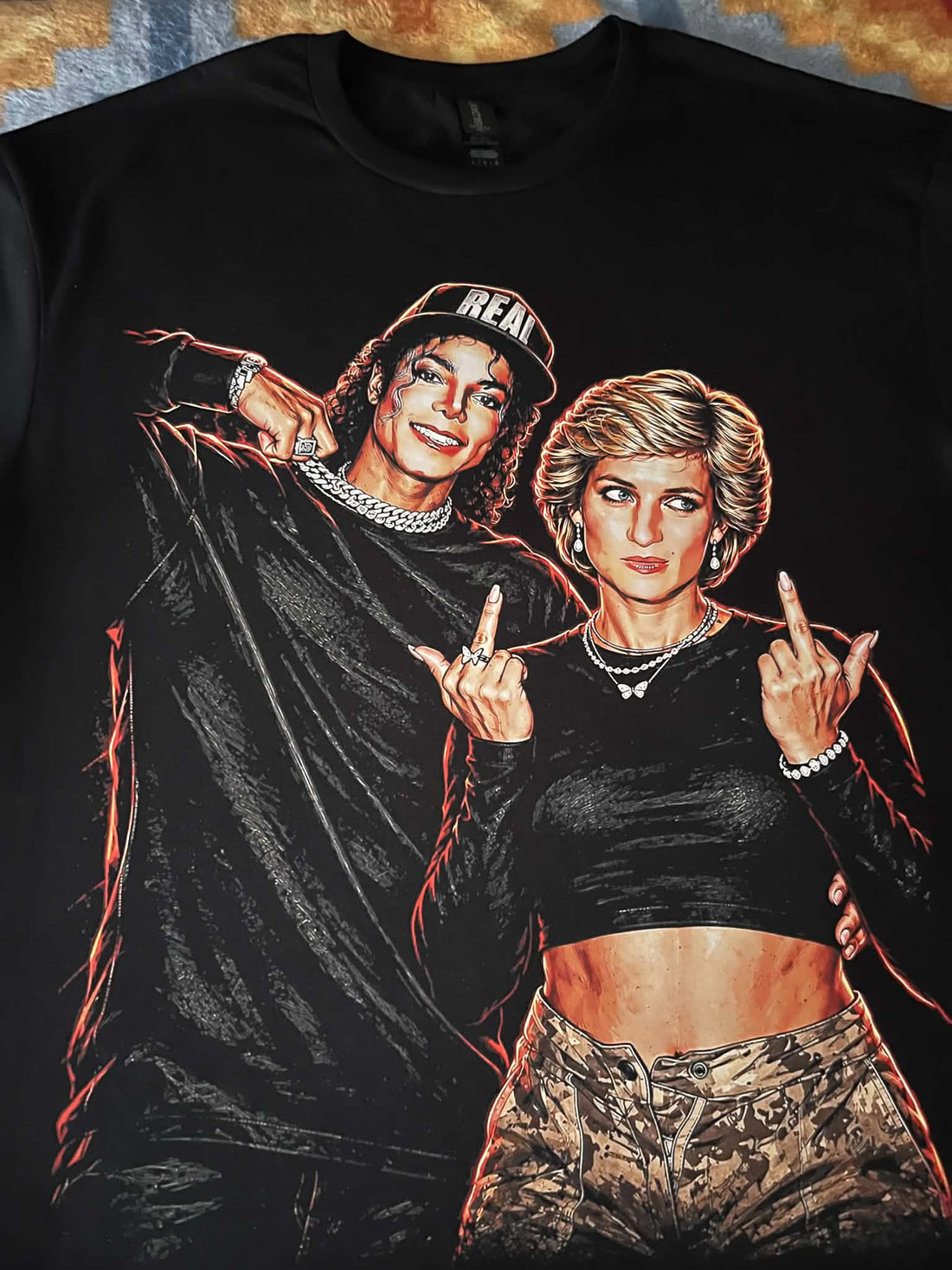 King&PrincesD Black Adult Tee