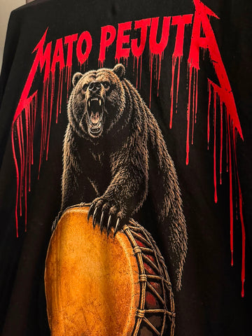 Mato Pejuta Metal Bear Black Tee