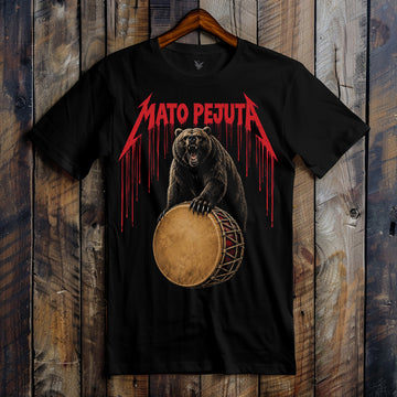 Mato Pejuta Metal Bear Black Tee