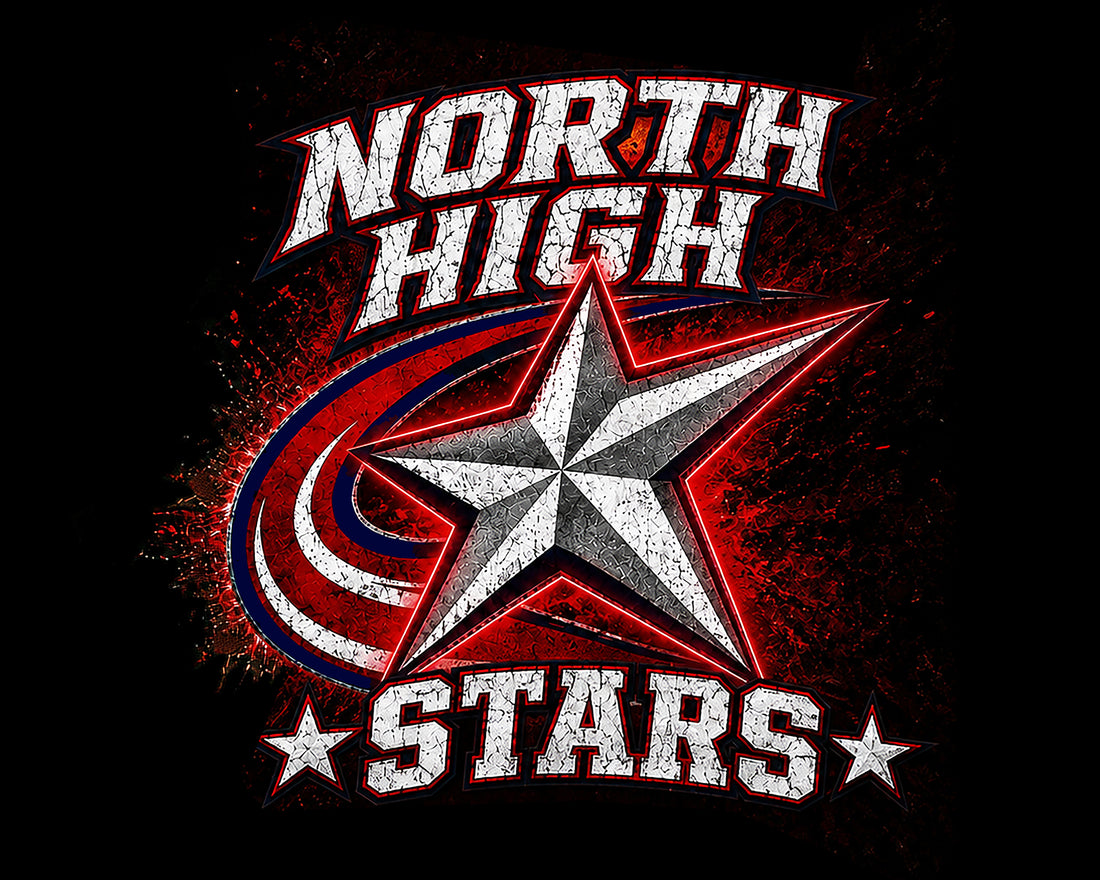Adult & Youth Black North High Tee