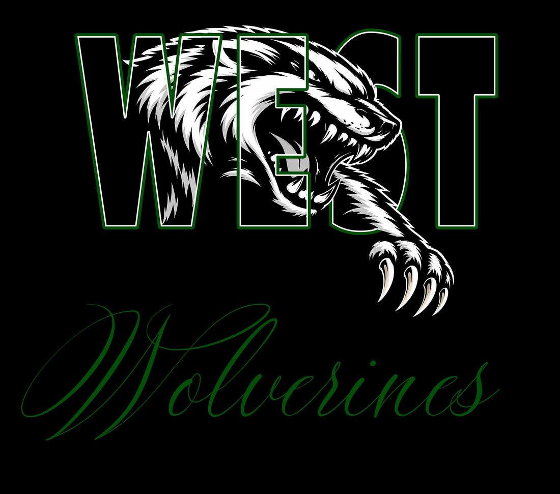 West Wolverine Black Hoodie