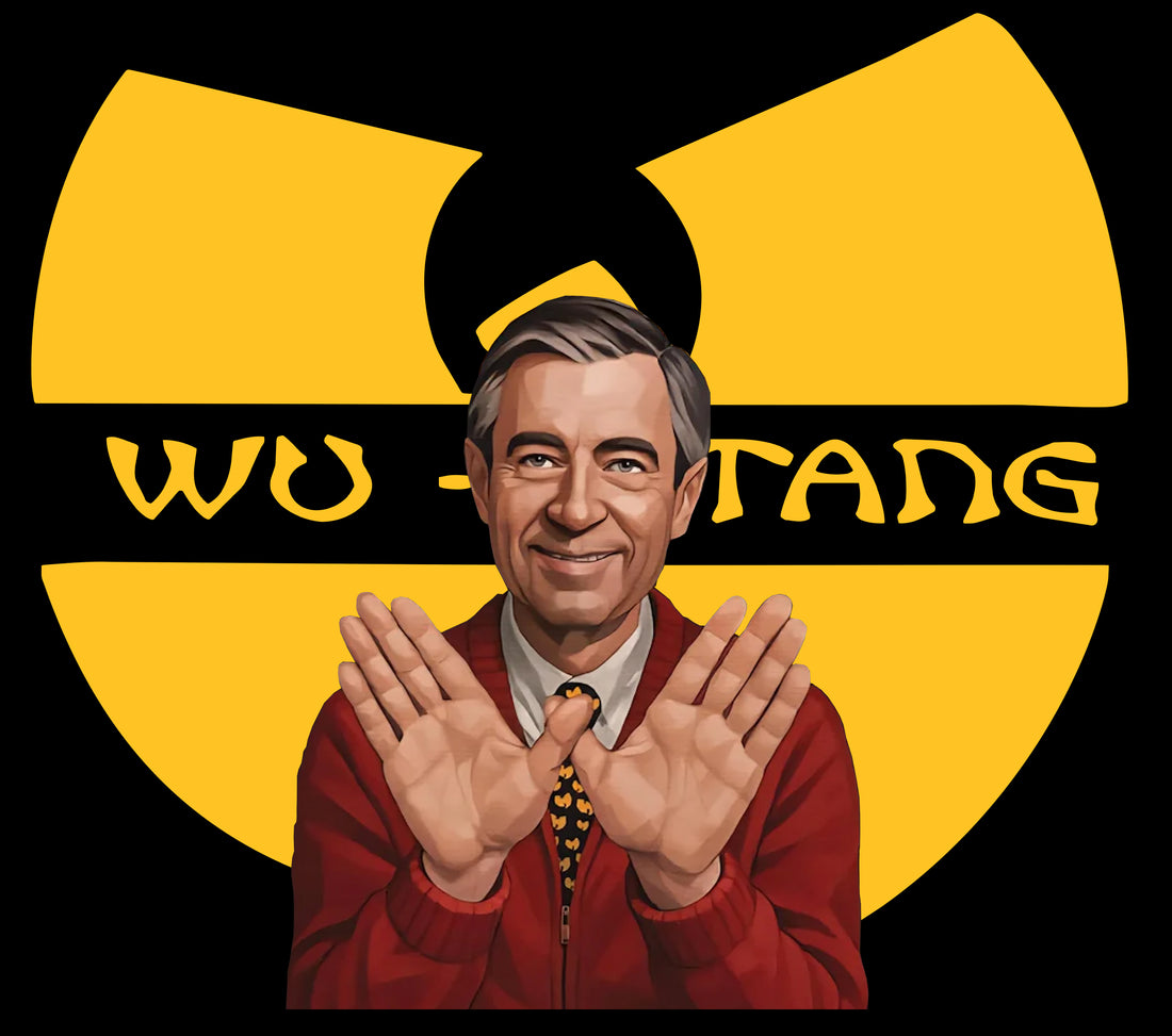 Mr Rogers WOO Black T Shirt