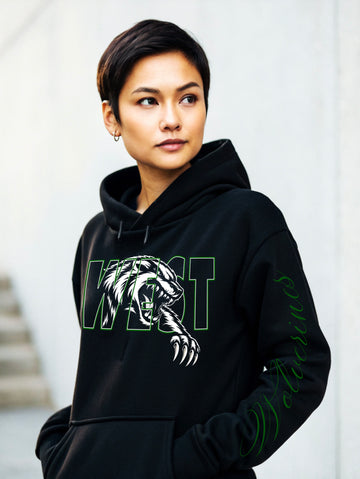 West Wolverine Black Hoodie
