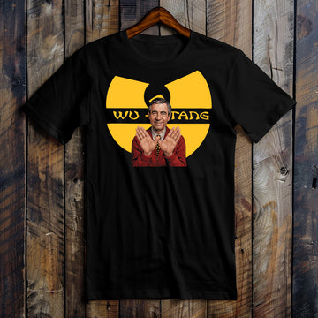 Mr Rogers WOO Black T Shirt